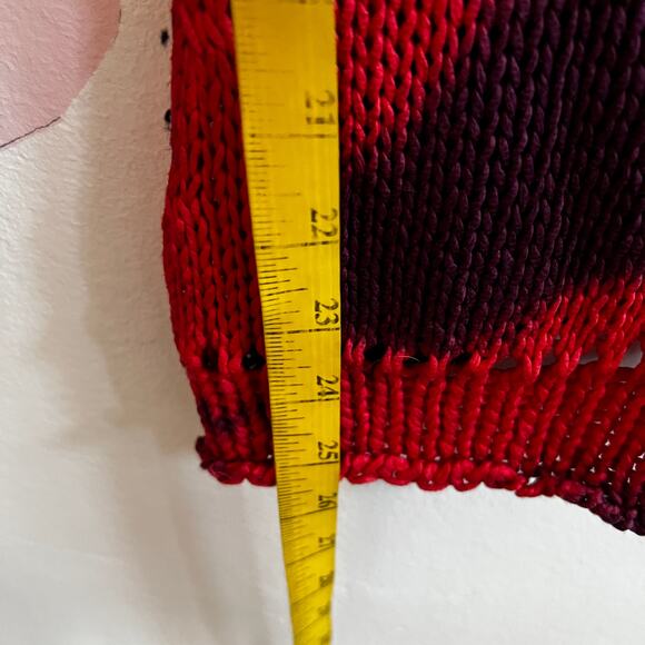 IPSE GAZEBO Crochet Cardigan Boho Y2K 2000s Indie Sleaze Festival Hippie Small - Picture 5 of 6